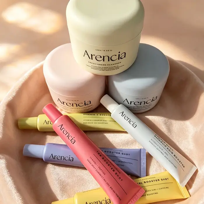Crème pour les yeux populaire Arencia, raffermissante, apaisante, hydratante et nourrissante, crème nettoyante douce, produits de soin de la peau coréens.