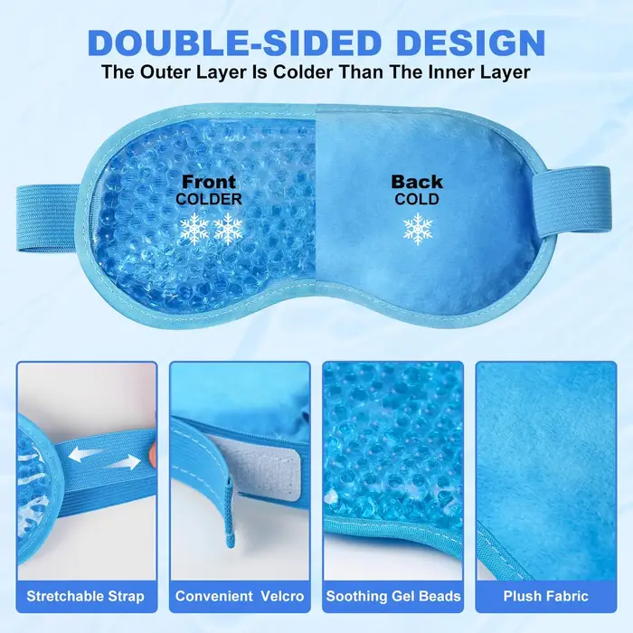 Masque rafraîchissant pour les yeux gonflés