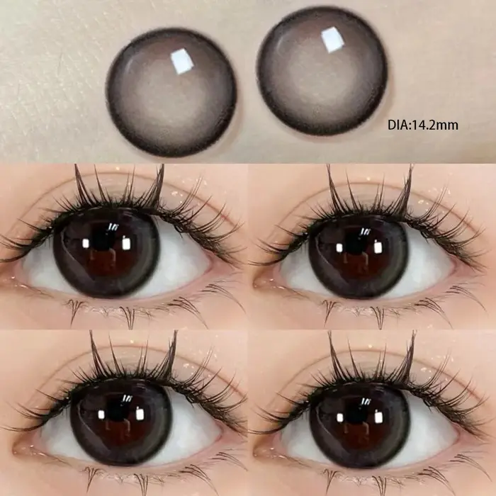 Lentilles colorées pour le maquillage des yeux