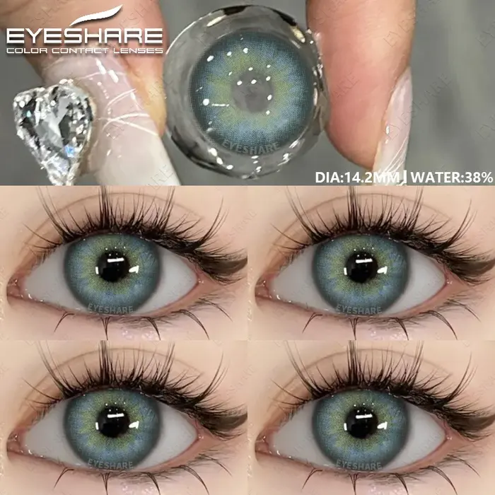 EYESHARE 1 paire de lentilles pour les yeux naturelles