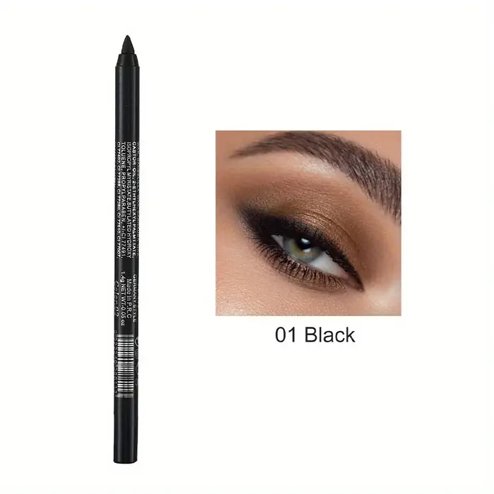 Stylo Eyeliner coloré 6 couleurs, haute pigmentation, nacré, scintillant, métallique, Smokey Punk Gothic, longue durée, imperméable
