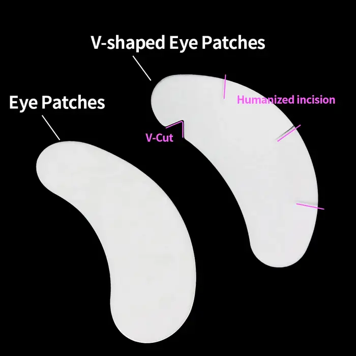 ANNAFRIS 50 paires de patchs en papier pour Extension de cils sous les coussinets pour les yeux tampon d'isolation