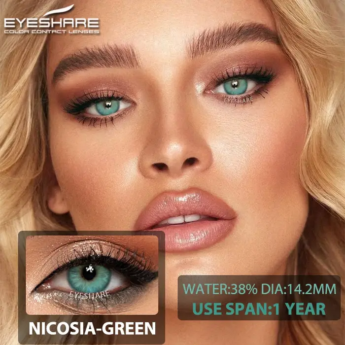 EYESHARE 1 paire de lentilles de Contact de couleur pour les yeux