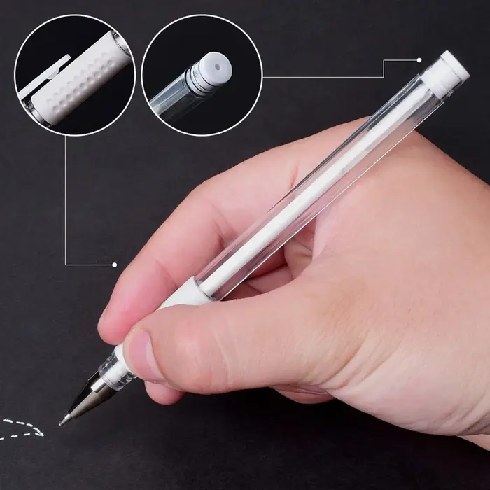 Crayon marqueur blanc pour tatouage cutané