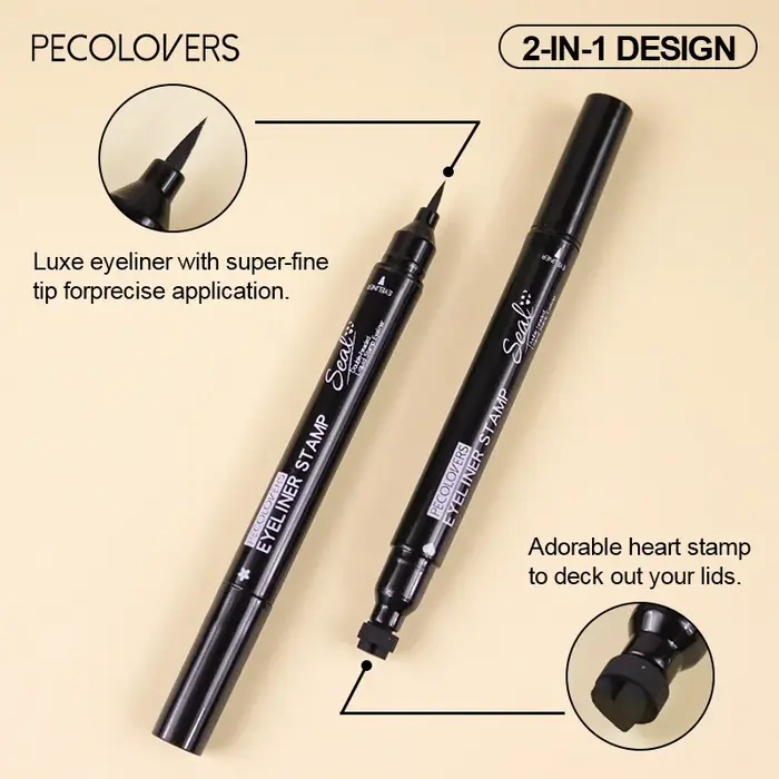 Stylo eye-liner liquide à double extrémité