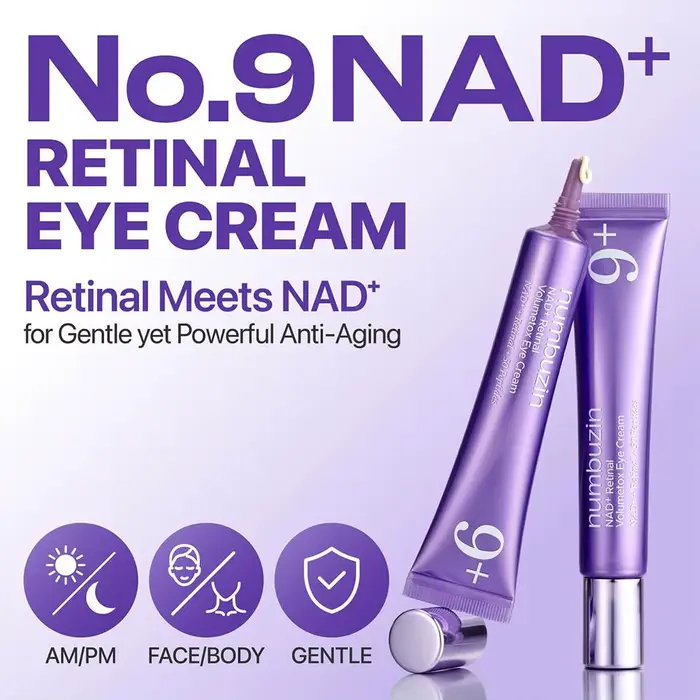 Crème Contour des Yeux Repulpante au Rétinol Anti-Âge Raffermissante Cernes Ridules et Lignes Fines Formule Douce Applicateur Précis 20ml