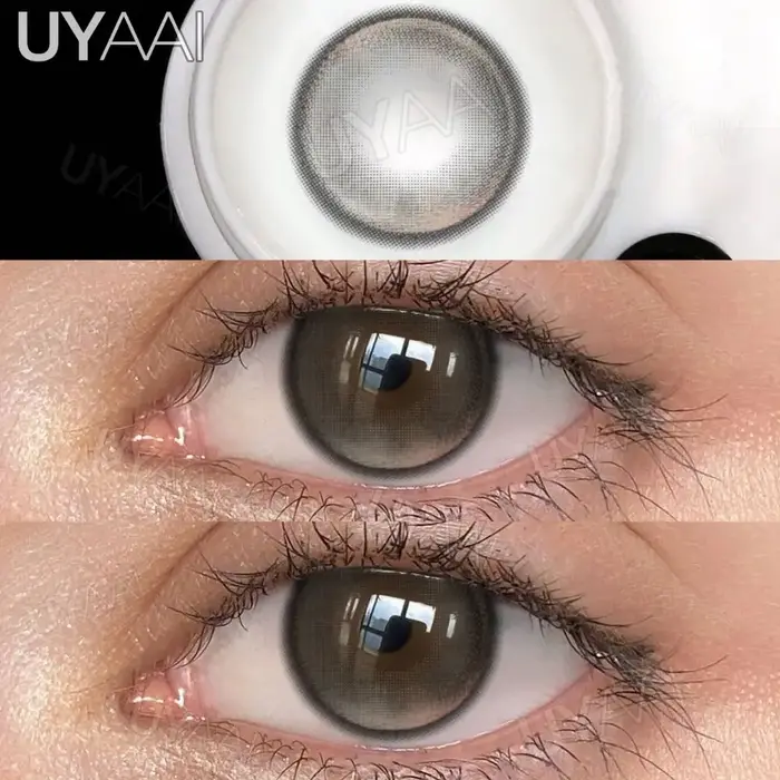 UYAAI NOUVEAU Lentilles de Contact Colorées Beauté Maquillage Yeux Verts Lentilles Cosmétiques Yeux