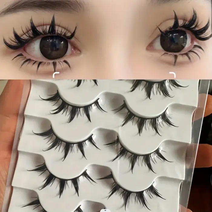 Faux cils d'inspiration d'anime