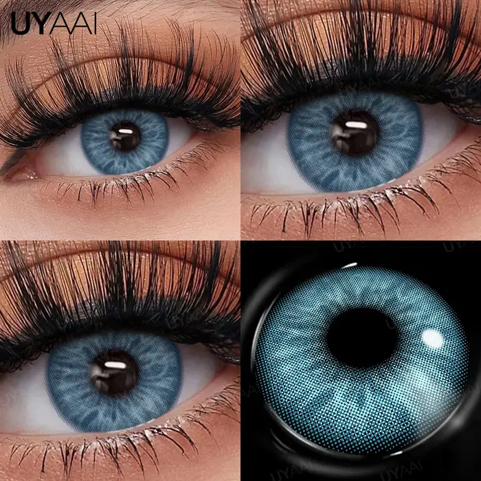 Lentilles colorées pour les yeux