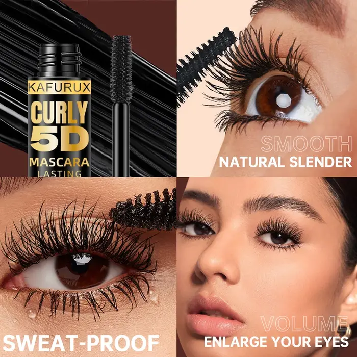 Mascara 5D 9 couleurs Bleu Blanc Vert Noir Épaississant Curling Imperméable Naturel Allongeant les cils Maquillage coréen Cadeaux pour femmes Beauté
