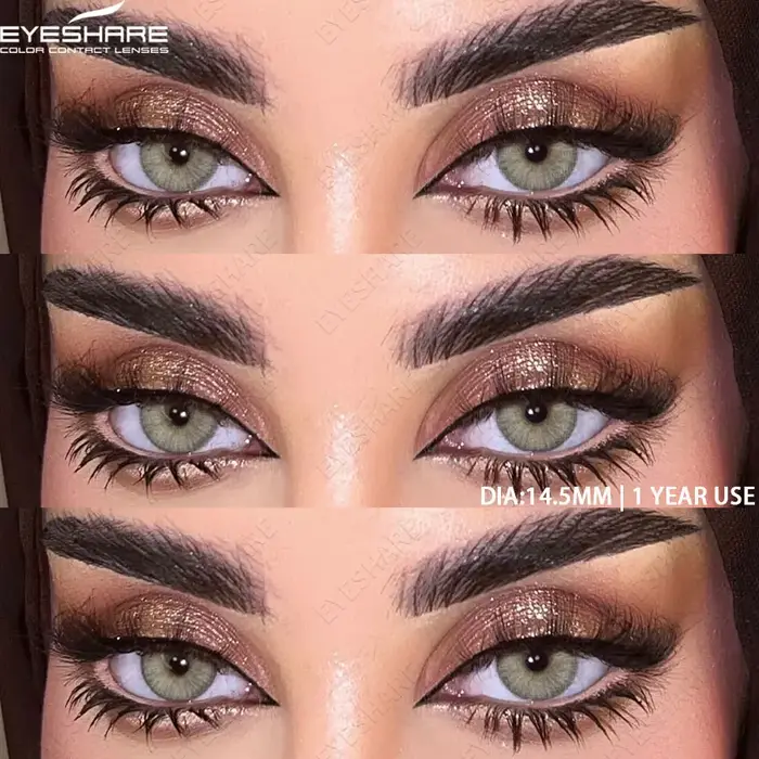 EYESHARE 1 paire de lentilles de Contact de couleur pour les yeux lentilles vertes lentilles de Cont