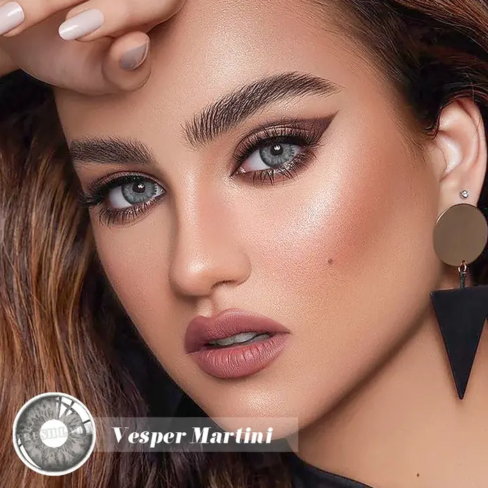 UYAAI lentilles de couleur yeux Cocktail Seris marron vert