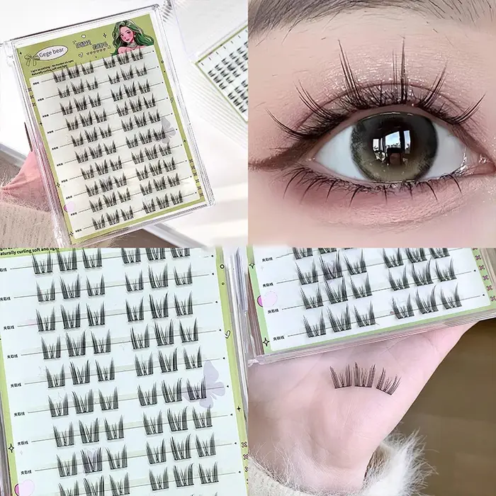 Faux-cils sans colle, Application facile en 3 étapes