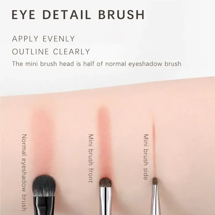 Pinceau de maquillage pour détails des yeux en crin de cheval