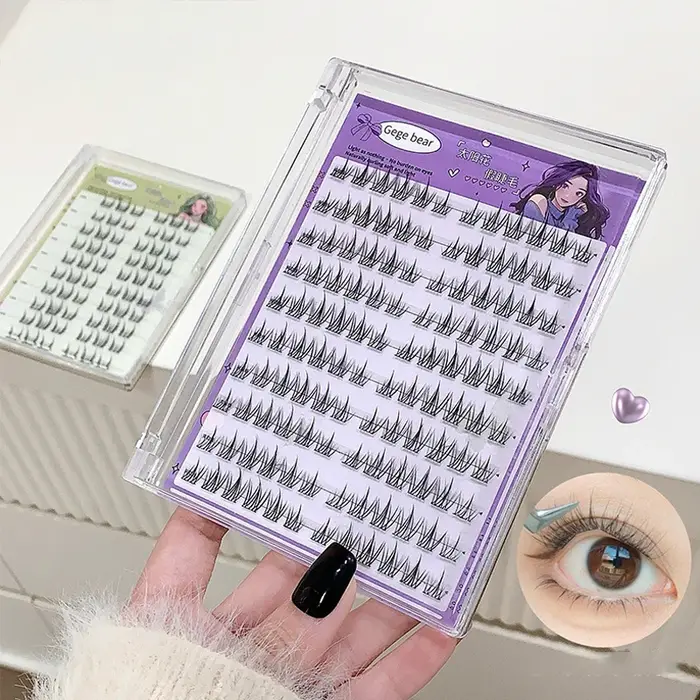 Faux-cils sans colle, Application facile en 3 étapes