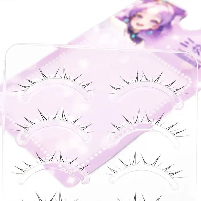 5 paires de faux cils inférieurs pour filles