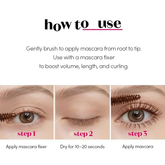 ETUDE Curl Fix Mascara 02 Marron