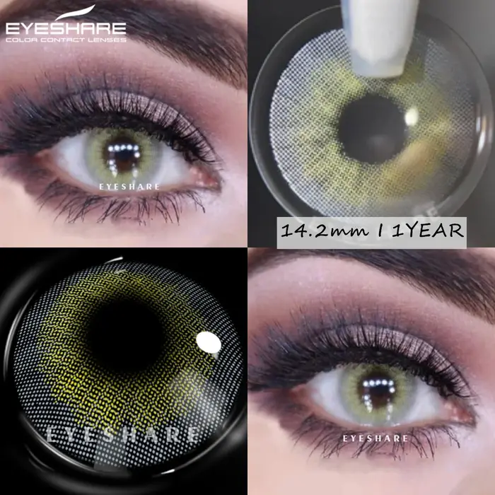 EYESHARE lentilles de contact de couleur pour les yeux 2 pièces
