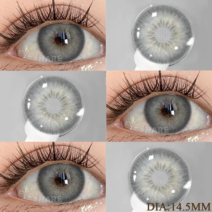AMARA 1 paire de lentilles de Contact colorées marron