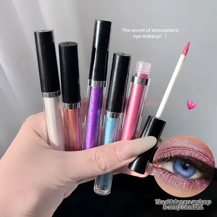Fard à paupières liquide nacré 12 couleurs