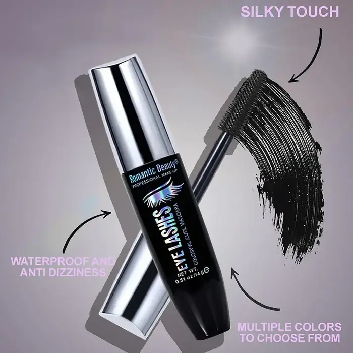 Mascara pour extensions de cils, imperméable, longue durée, volumisant, allongeant, recourbant, noir, maquillage pour les yeux, cosmétiques