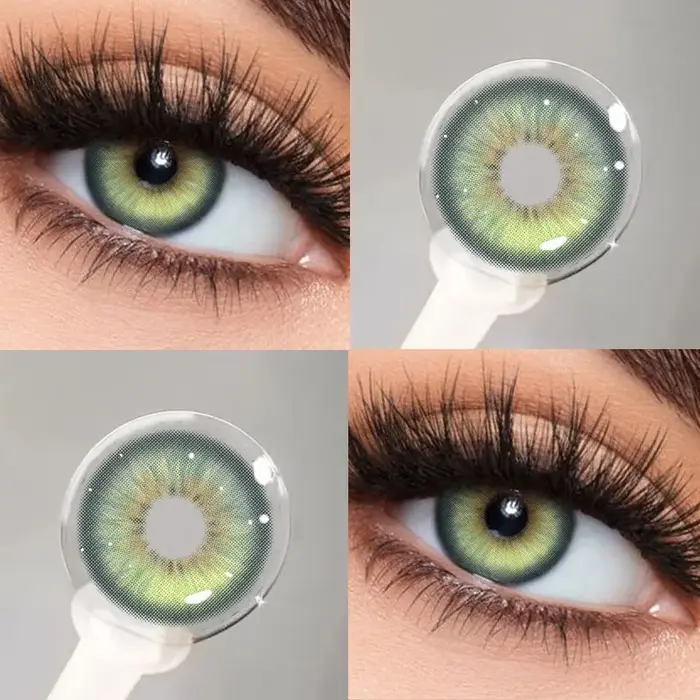 KSSEYE 1 paire de lentilles de Contact de couleur naturelle pour les yeux