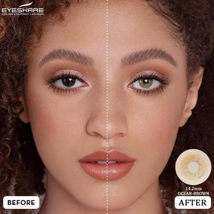 EYESHARE 1 paire de lentilles de contact de couleur