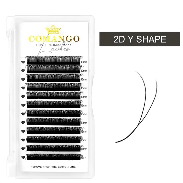 CoMango-Extension de cils en faux vison 1D 2D Y