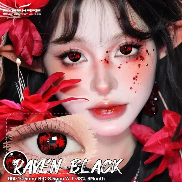 EYESHARE 1 Paire de Lentilles de Contact Halloween