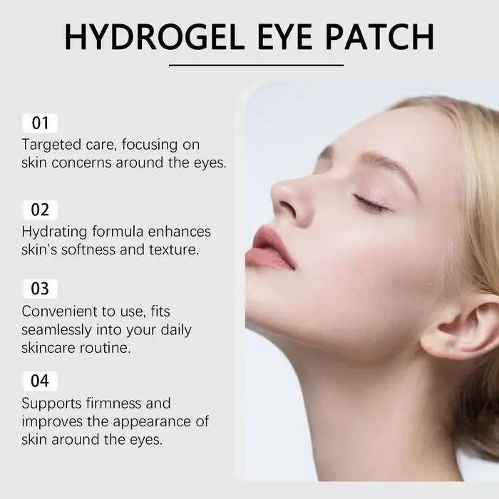 Patch pour les yeux en Hydrogel au collagène peptidique