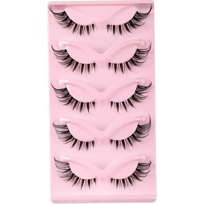 5 paires de cils dramatiques effet œil chat/renard Volume dramatique Extension