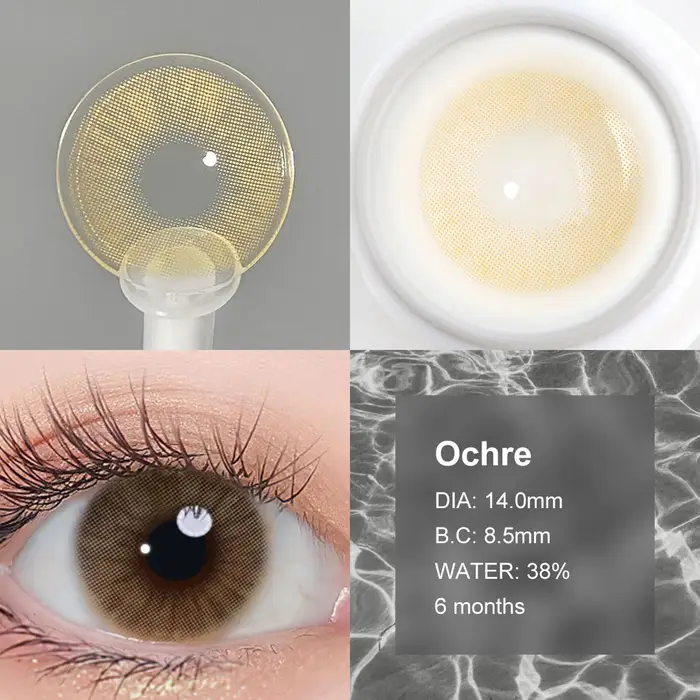 Super ! (0.00~-8.00) MAGISTER 14.0mm Lentilles de contact colorées naturelles Queen avec dioptries