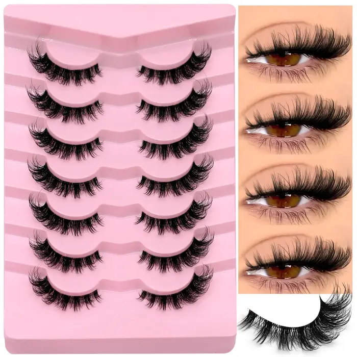 VELTRINAY Faux Cils Naturel 7 Paires