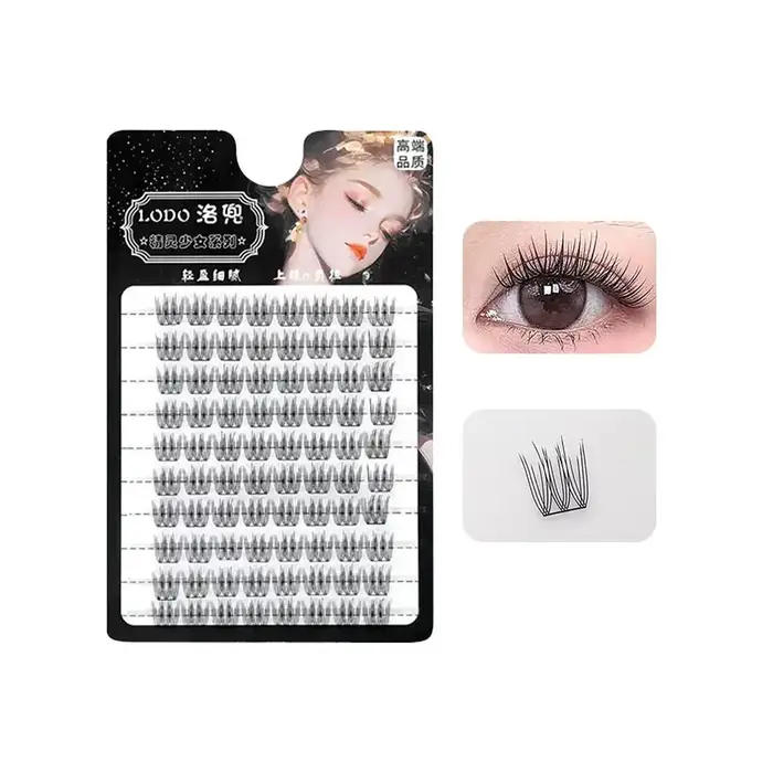 Idol faux cils ACE cils naturels Anime cils individuels doux idole cils grappes cils