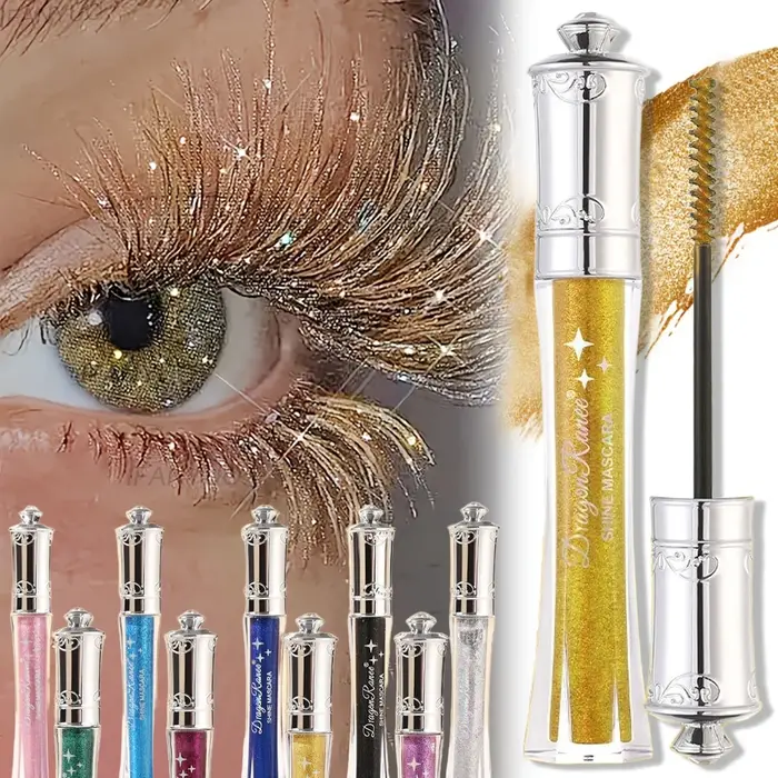 Mascara diamant scintillant 9 couleurs