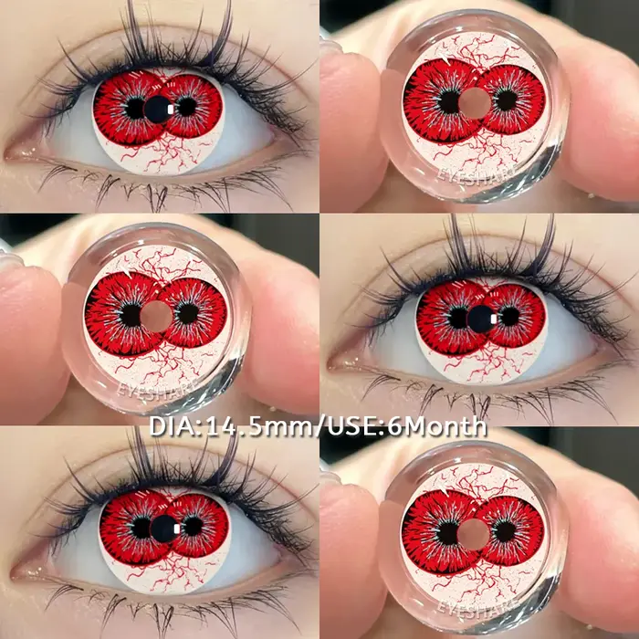 EYESHARE 1 Paire de Lentilles de Contact Halloween
