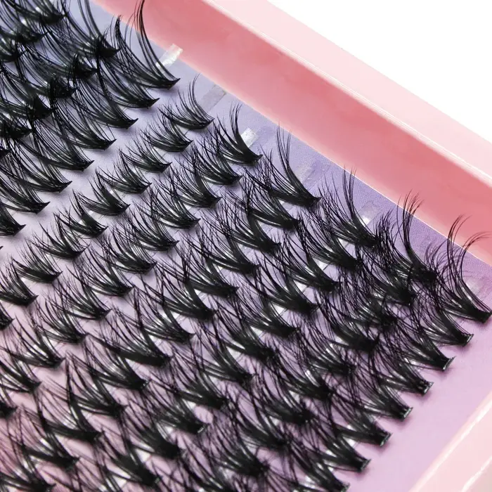 Vente entière Super Bunch nouveau mélange d'effet 3D/5D 240 grappes de cils 8-16mm Style de charme Extension de faux