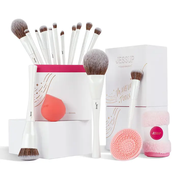 Jessup ensemble de pinceaux de maquillage