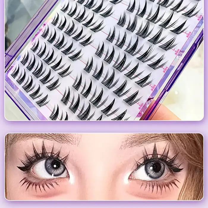 Faux-cils moelleux effet oeil de renard