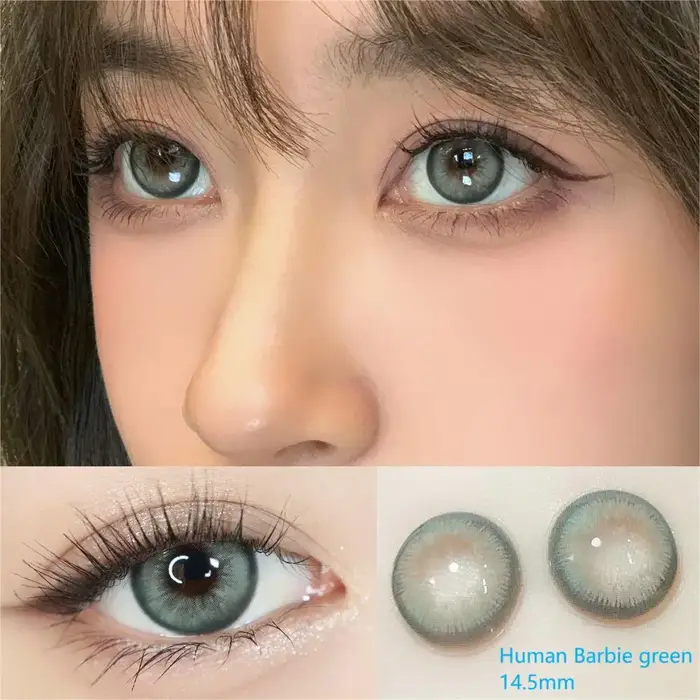 KSSEYE 2 pièces lentilles de Contact colorées pour les yeux beauté naturelle élèves bruns