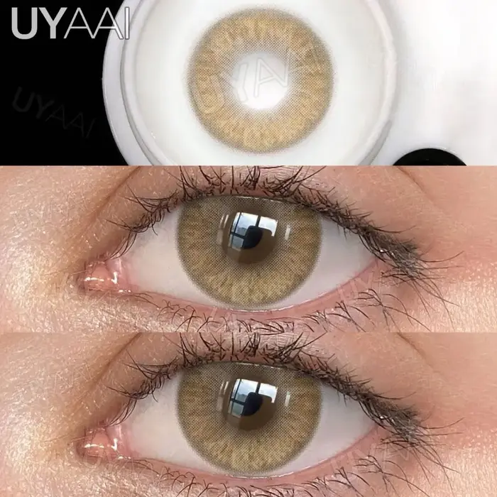 UYAAI NOUVEAU Lentilles de Contact Colorées Beauté Maquillage Yeux Verts