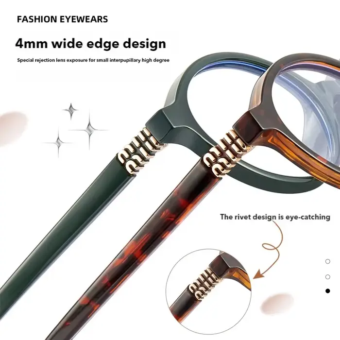 KANSEPT – Monture de lunettes pour femme avec verres optiques de qualité
