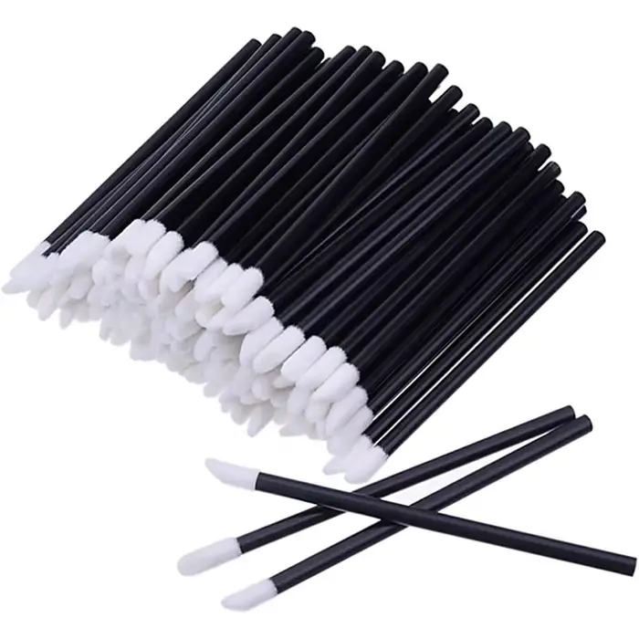 wholesale 50/100 pièces brosse à cils jetable applicateur de Mascara baguette yeux lèvres cosmétique