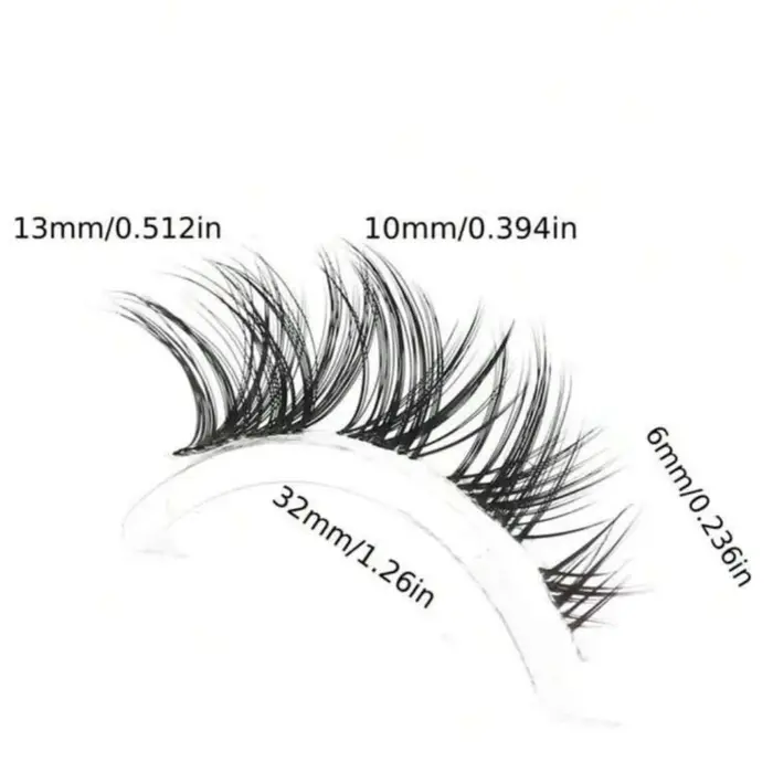 5 paires de faux cils naturels
