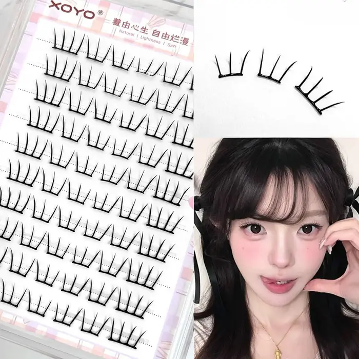 Idole Manga faux cils Style coréen groupe de filles Extension