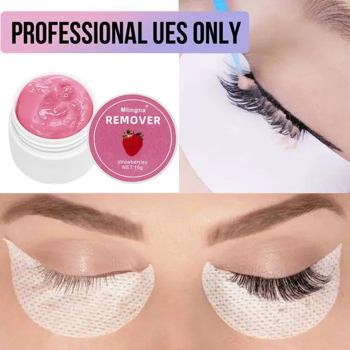 Crème dissolvant de colle pour cils
