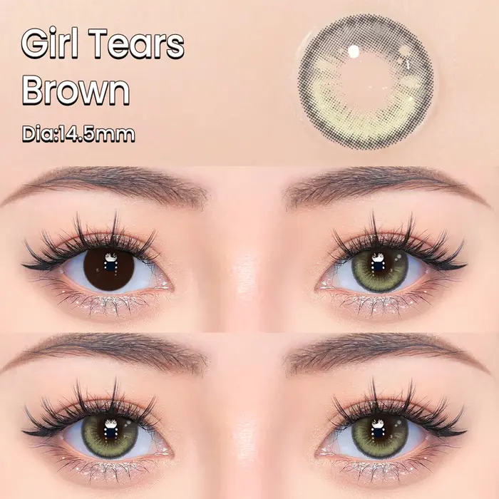 UYAAI 1 paire de lentilles de contact colorées pour les yeux lentilles bleues lentilles de contact d