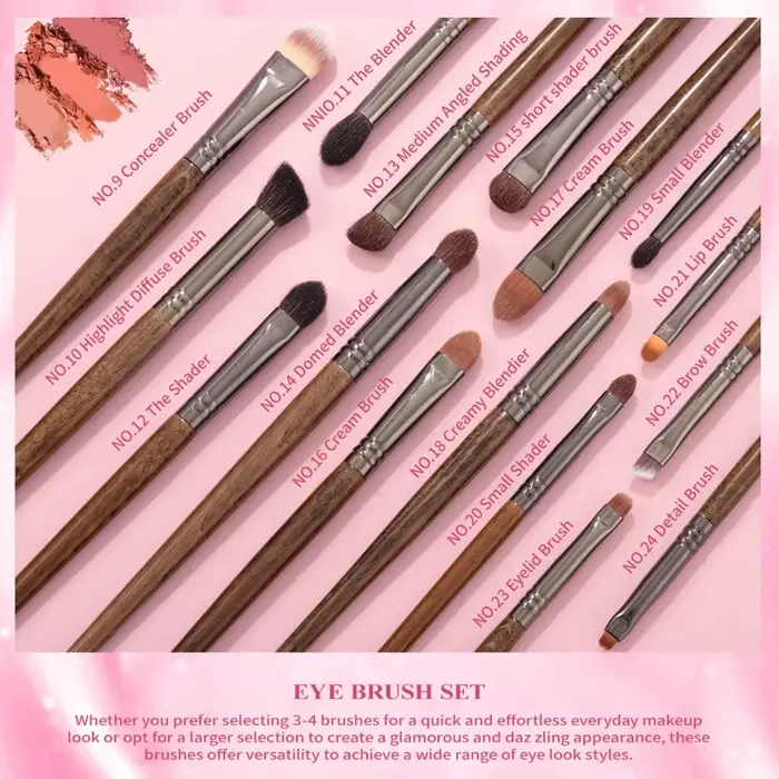 OVW ensemble de pinceaux de maquillage pinceau de maquillage professionnel pour fond de teint visage