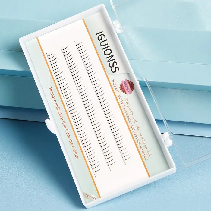 IGUIONSS Cils inférieurs en forme de A (5-6 mm) Extension de faux