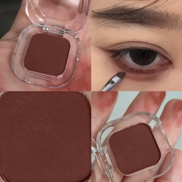 Palette de fards à paupières en brique de corail